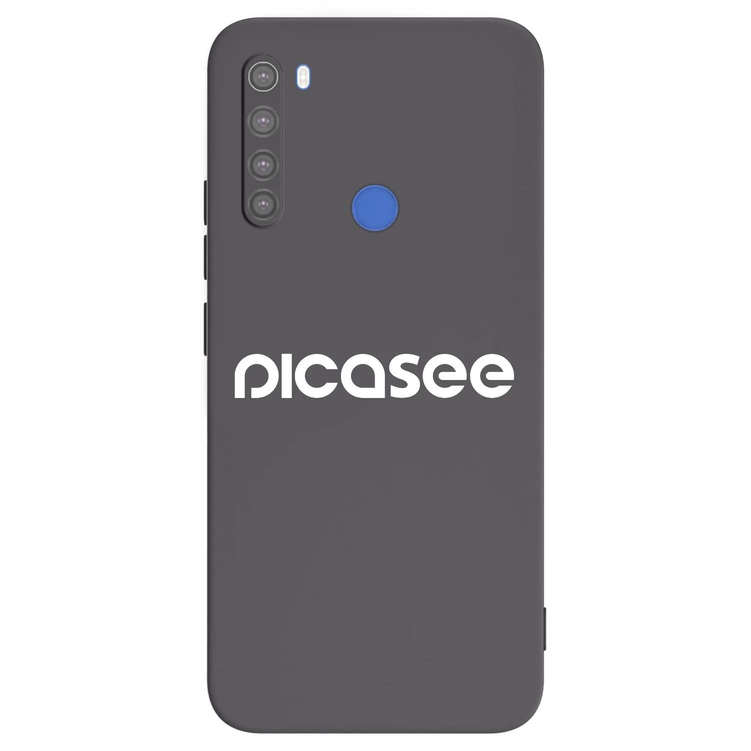 Picasee silikonski črni ovitek za Xiaomi Redmi Note 8T - Picasee - new logo - white
