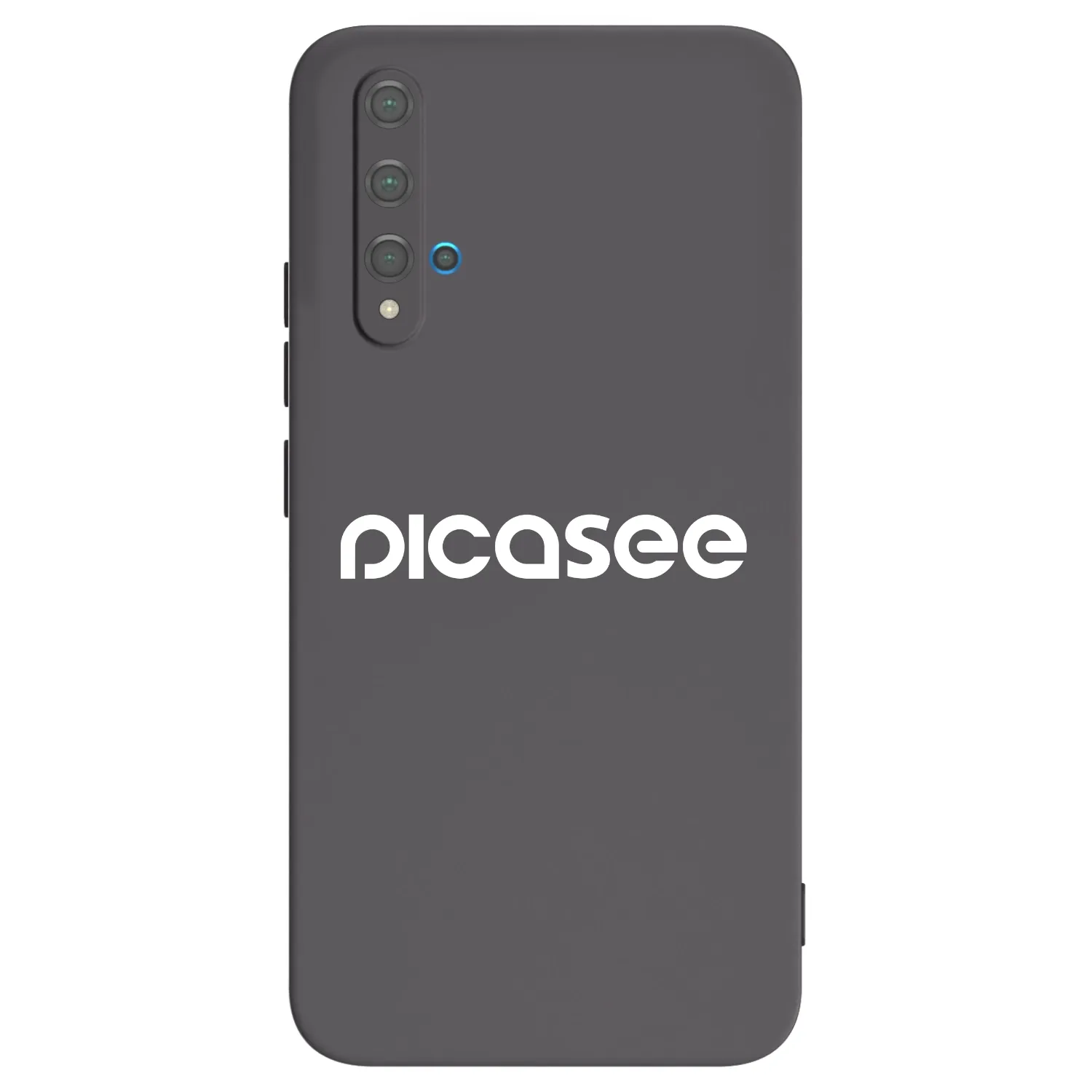 Picasee silikonski črni ovitek za Huawei Nova 5T - Picasee - new logo - white
