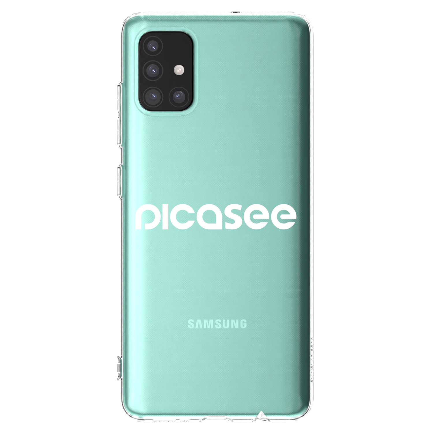 Picasee silikonski prozorni ovitek za Samsung Galaxy A51 A515F - Picasee - new logo - white