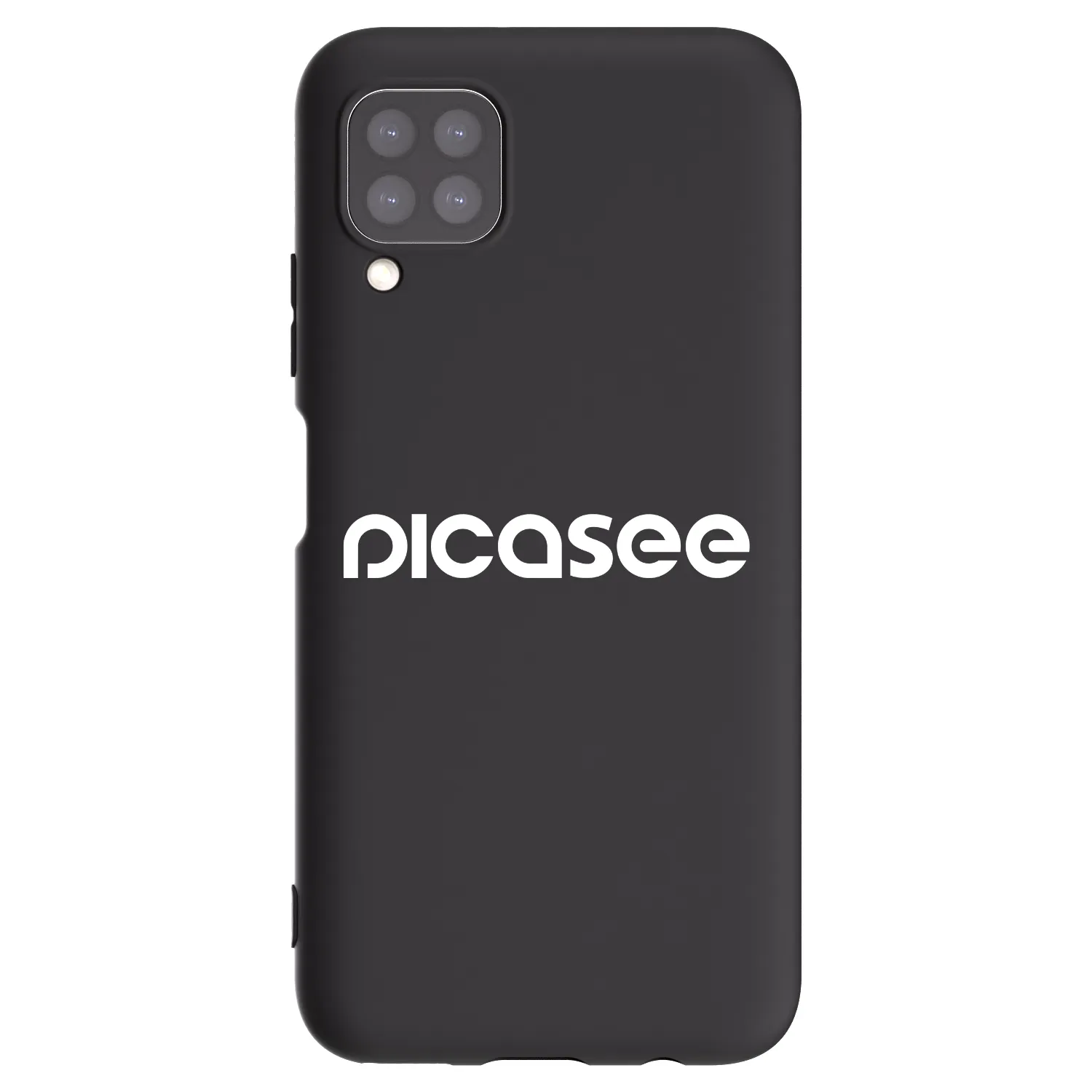 Picasee silikonski črni ovitek za Huawei P40 Lite - Picasee - new logo - white