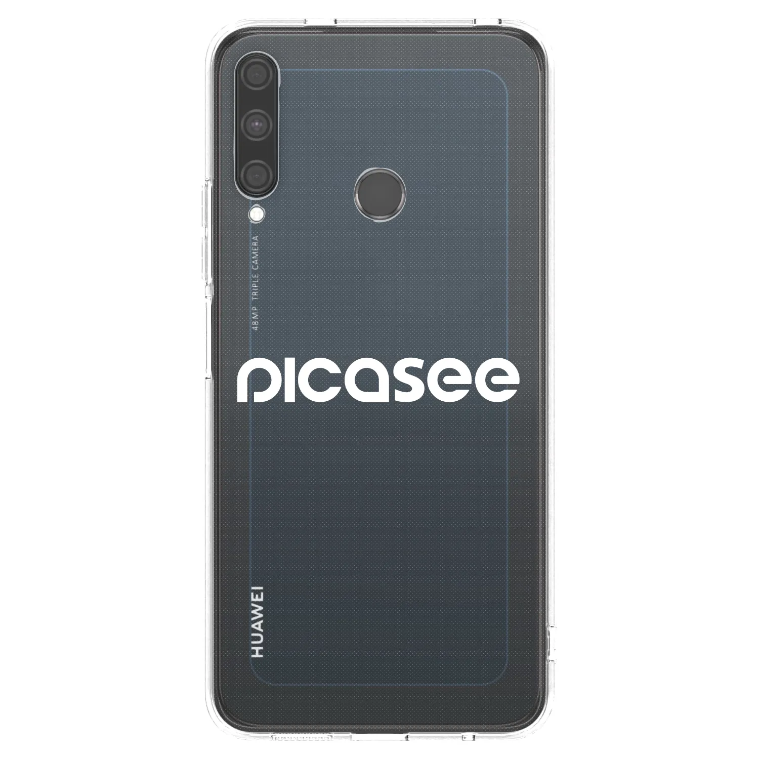 Picasee silikonski prozorni ovitek za Huawei P40 Lite E - Picasee - new logo - white