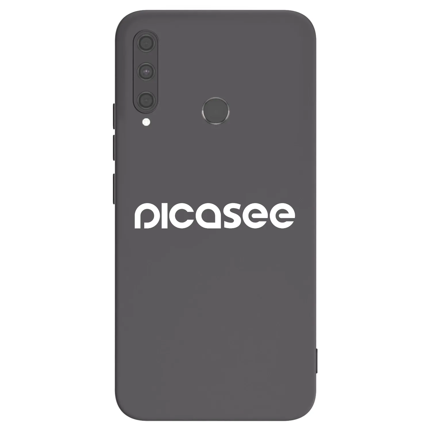 Picasee silikonski črni ovitek za Huawei P40 Lite E - Picasee - new logo - white