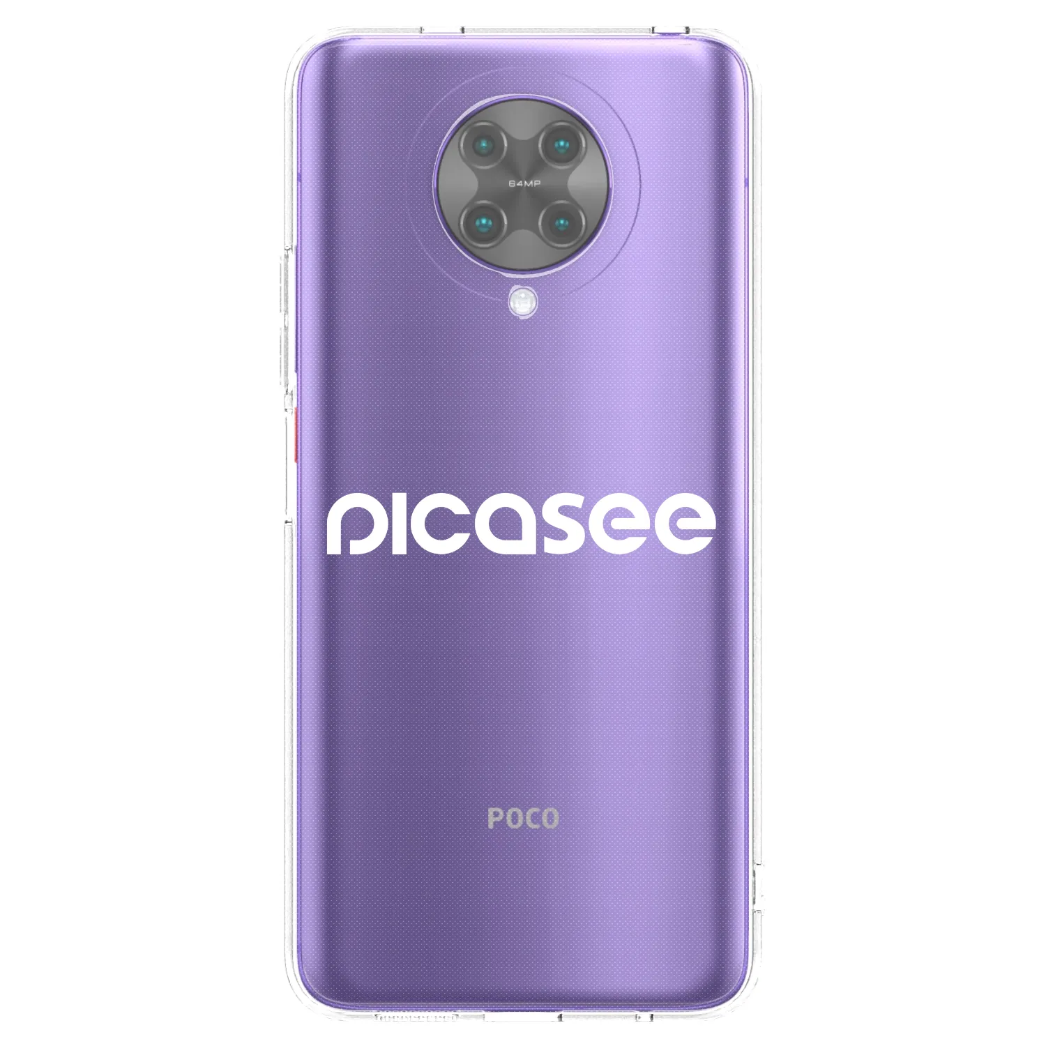 Picasee silikonski prozorni ovitek za Xiaomi Poco F2 Pro - Picasee - new logo - white