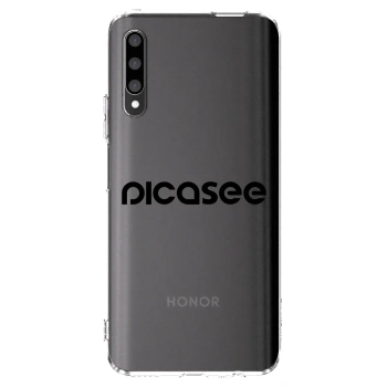Picasee silikonski prozorni ovitek za Honor 9X Pro - Picasee - new logo - black