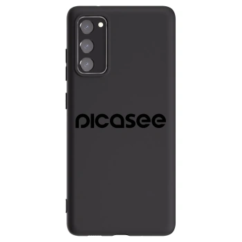 Picasee silikonski črni ovitek za Samsung Galaxy S20 FE - Picasee - new logo - black