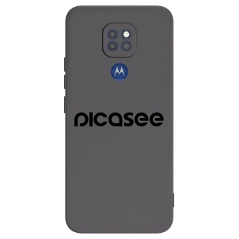Ovitek za Motorola Moto G9 Play - Picasee - new logo - black