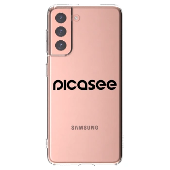 Picasee silikonski prozorni ovitek za Samsung Galaxy S21 5G G991B - Picasee - new logo - black