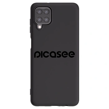 Picasee silikonski črni ovitek za Samsung Galaxy A12 A125F - Picasee - new logo - black