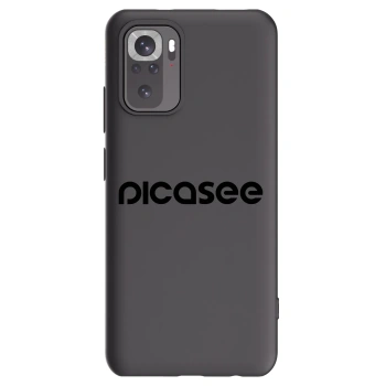 Picasee silikonski črni ovitek za Xiaomi Redmi Note 10 - Picasee - new logo - black