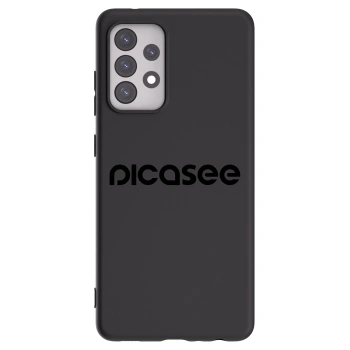 Picasee silikonski črni ovitek za Samsung Galaxy A52 5G A525F - Picasee - new logo - black