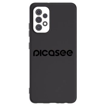 Picasee silikonski črni ovitek za Samsung Galaxy A32 5G A326B - Picasee - new logo - black