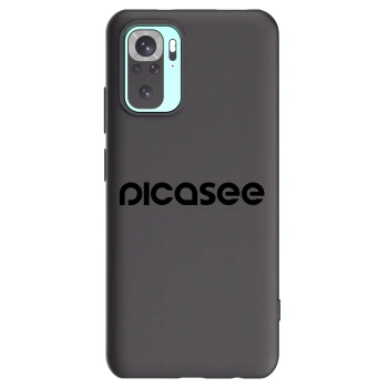 Picasee silikonski črni ovitek za Xiaomi Redmi Note 10 Pro - Picasee - new logo - black