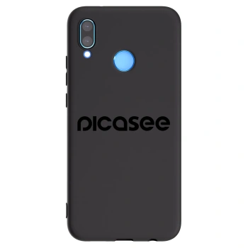 Picasee silikonski črni ovitek za Huawei P20 Lite - Picasee - new logo - black