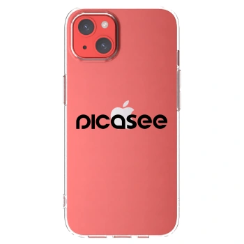 Picasee silikonski prozorni ovitek za Apple iPhone 13 - Picasee - new logo - black