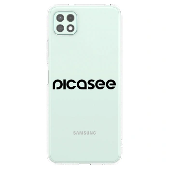 Picasee silikonski prozorni ovitek za Samsung Galaxy A22 A226B 5G - Picasee - new logo - black