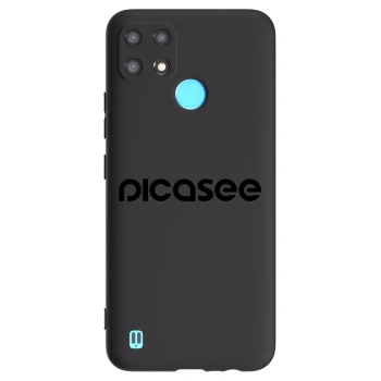 Ovitek za Realme C21 - Picasee - new logo - black