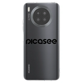 Picasee silikonski prozorni ovitek za Huawei Nova 8i - Picasee - new logo - black