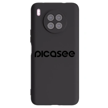 Picasee silikonski črni ovitek za Huawei Nova 8i - Picasee - new logo - black