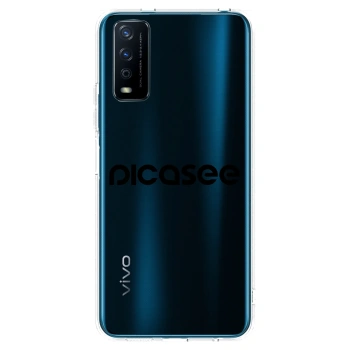 Picasee silikonski prozorni ovitek za Vivo Y11s - Picasee - new logo - black