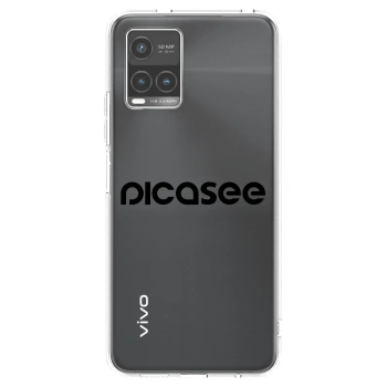 Picasee silikonski prozorni ovitek za Vivo Y33s - Picasee - new logo - black