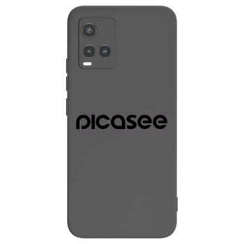 Picasee silikonski črni ovitek za Vivo Y33s - Picasee - new logo - black