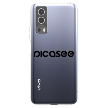 Picasee silikonski prozorni ovitek za Vivo Y72 5G - Picasee - new logo - black
