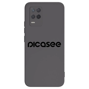 Picasee silikonski črni ovitek za Realme 8 5G - Picasee - new logo - black