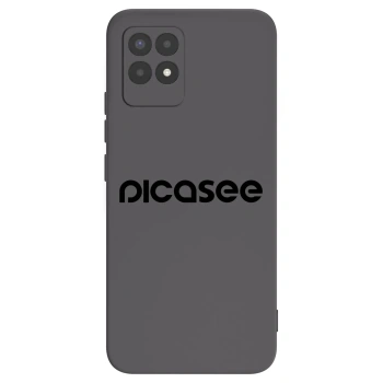 Picasee silikonski črni ovitek za Realme 8i - Picasee - new logo - black
