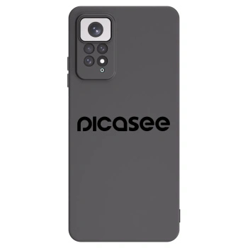Picasee silikonski črni ovitek za Xiaomi Redmi Note 11 - Picasee - new logo - black