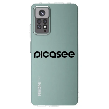 Picasee silikonski prozorni ovitek za Xiaomi Redmi Note 11S 4G - Picasee - new logo - black
