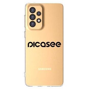 Picasee silikonski prozorni ovitek za Samsung Galaxy A33 5G A336 - Picasee - new logo - black