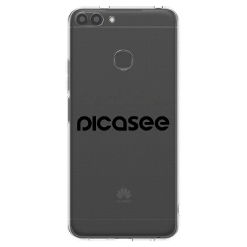 Picasee silikonski prozorni ovitek za Huawei P Smart - Picasee - new logo - black