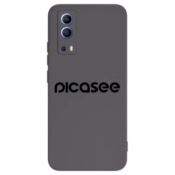 Picasee silikonski črni ovitek za Vivo Y52 5G - Picasee - new logo - black