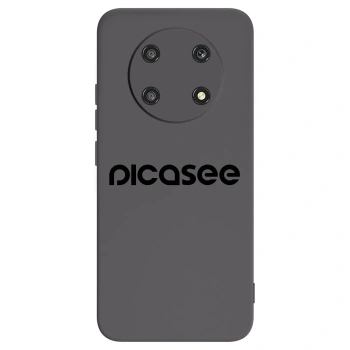Picasee silikonski črni ovitek za Honor Magic4 Lite 5G - Picasee - new logo - black
