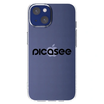 Picasee silikonski prozorni ovitek za Apple iPhone 14 - Picasee - new logo - black