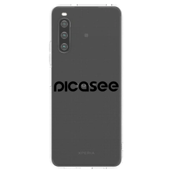 Picasee silikonski prozorni ovitek za Sony Xperia 10 IV 5G - Picasee - new logo - black