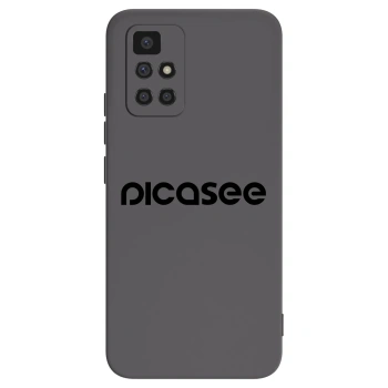 Picasee silikonski črni ovitek za Xiaomi Redmi 10 (2022) - Picasee - new logo - black