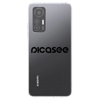 Picasee silikonski prozorni ovitek za Xiaomi 12 Lite - Picasee - new logo - black