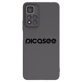 Picasee silikonski črni ovitek za Xiaomi Redmi Note 11 Pro+ 5G - Picasee - new logo - black
