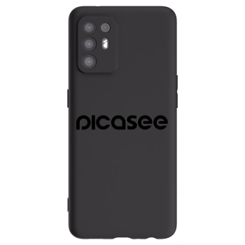 Picasee silikonski črni ovitek za OPPO A94 5G - Picasee - new logo - black