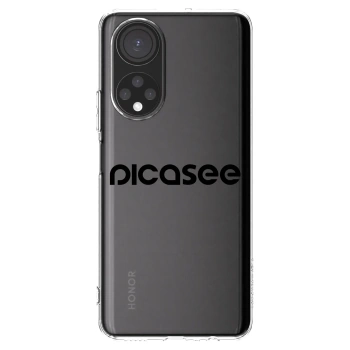 Picasee silikonski prozorni ovitek za Honor X7 - Picasee - new logo - black