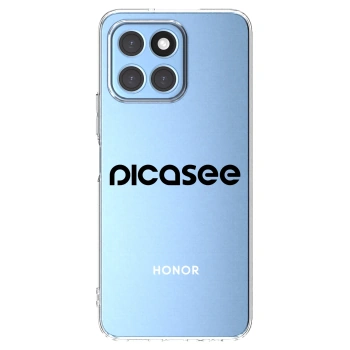 Picasee silikonski prozorni ovitek za Honor X6 - Picasee - new logo - black