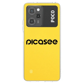Picasee silikonski črni ovitek za Xiaomi Poco X5 Pro - Picasee - new logo - black