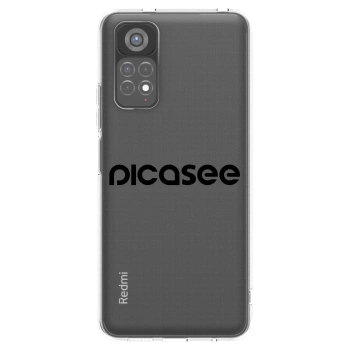 Picasee silikonski prozorni ovitek za Xiaomi Redmi Note 11S 5G - Picasee - new logo - black