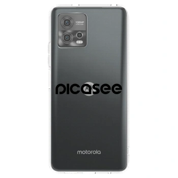 Picasee silikonski prozorni ovitek za Motorola Moto G72 - Picasee - new logo - black