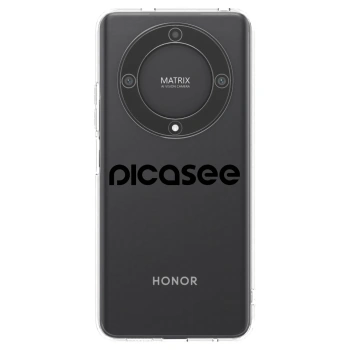Picasee silikonski prozorni ovitek za Honor Magic5 Lite 5G - Picasee - new logo - black