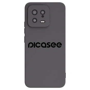 Picasee silikonski črni ovitek za Xiaomi 13 - Picasee - new logo - black