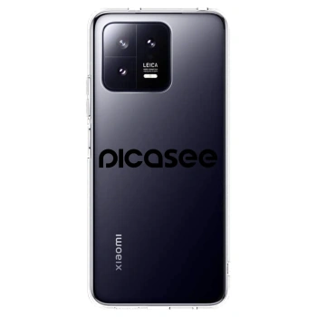 Picasee silikonski prozorni ovitek za Xiaomi 13 Pro - Picasee - new logo - black