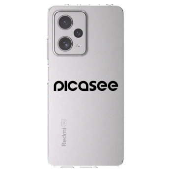 Picasee silikonski prozorni ovitek za Xiaomi Redmi Note 12 Pro+ 5G - Picasee - new logo - black