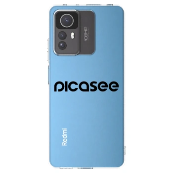 Picasee silikonski prozorni ovitek za Xiaomi Redmi Note 12S - Picasee - new logo - black